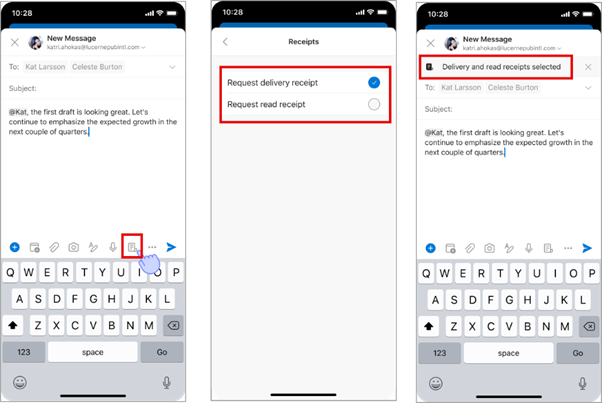 Delivery & Read Receipts on Mobile 
